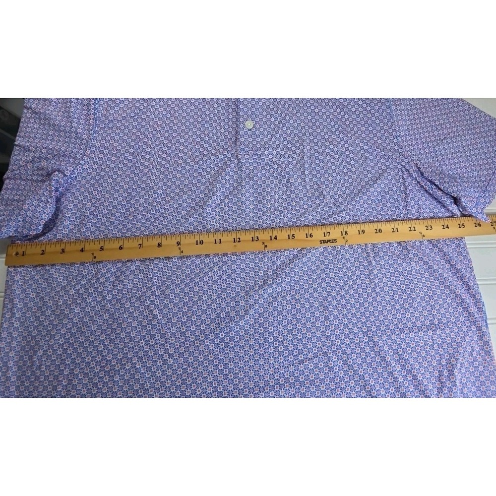 IBKUL Polo Shirt Mens 2XL Multicolor Floral Performance UPF 50+ Active - Picture 6 of 9